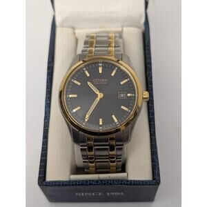 Citizen Eco-Drive Men's Two-Tone Solar Powered Watch  J165-S091241